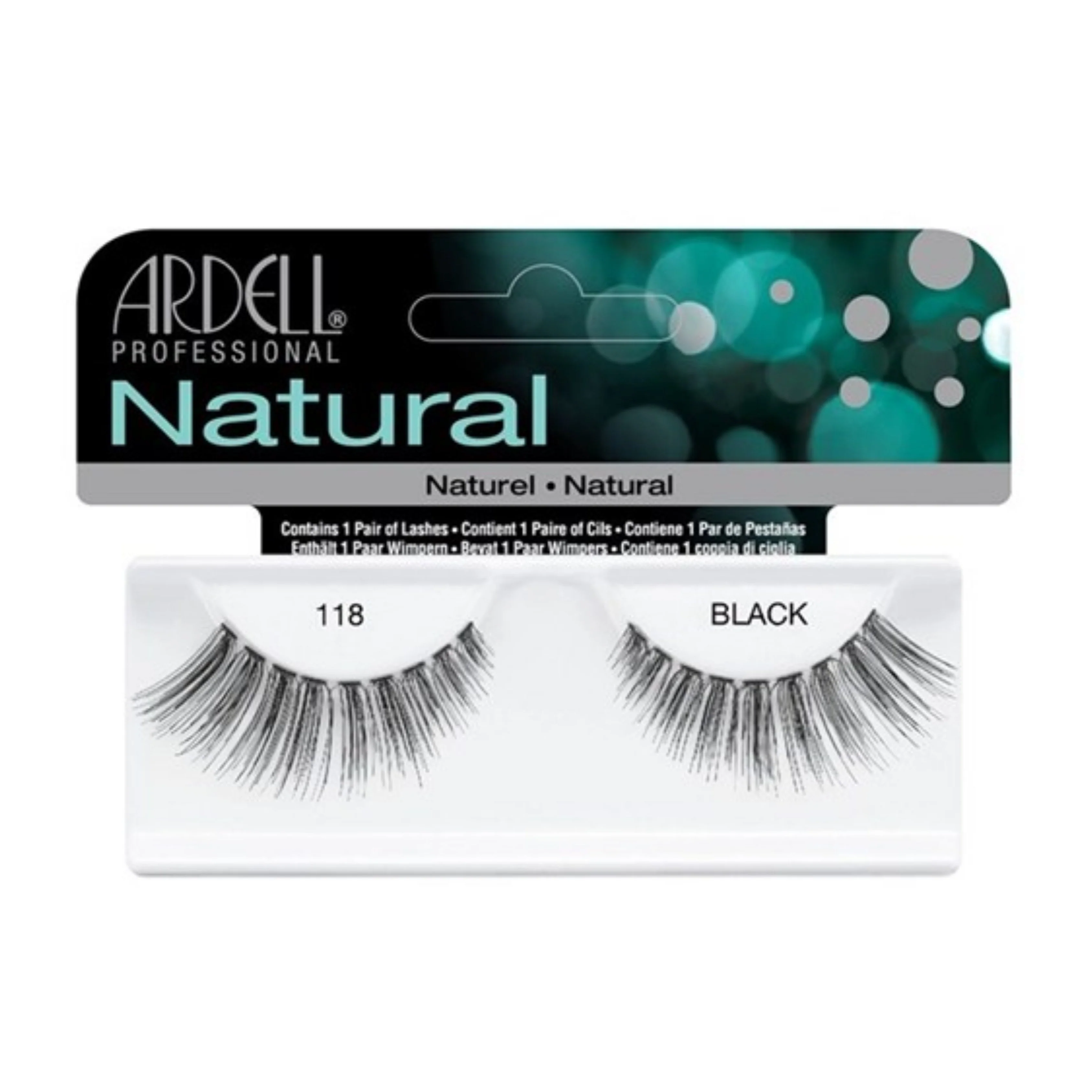 118 Black Natural lashes