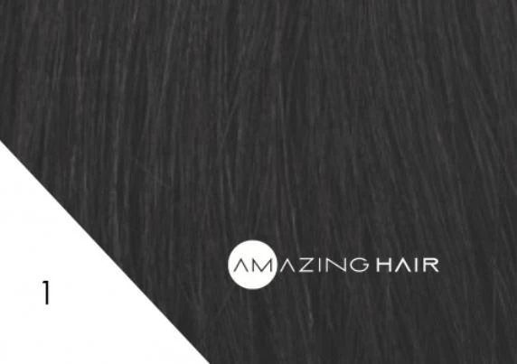 7 pc Clip In #1 Black 20 inch - Image 2
