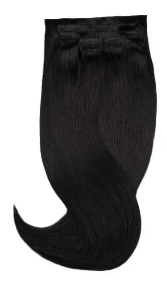 7 pc clip in #1N Nat Black 20 inch - Image 2