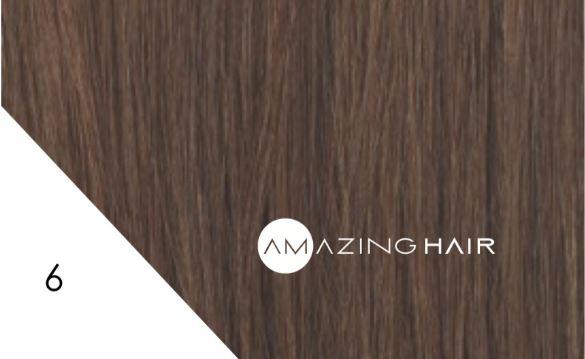 7 pc Clip In #6 Light Brown 20 inch - Image 2