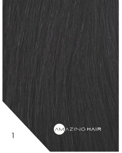 7pc Clip In #1 Black 16inch