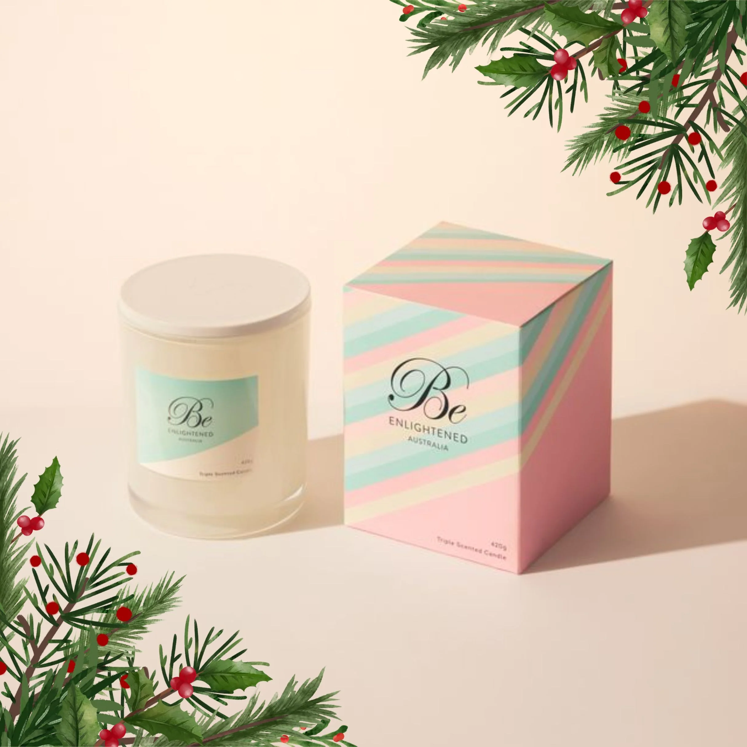 Aus Christmas Candle 420g L/Edition