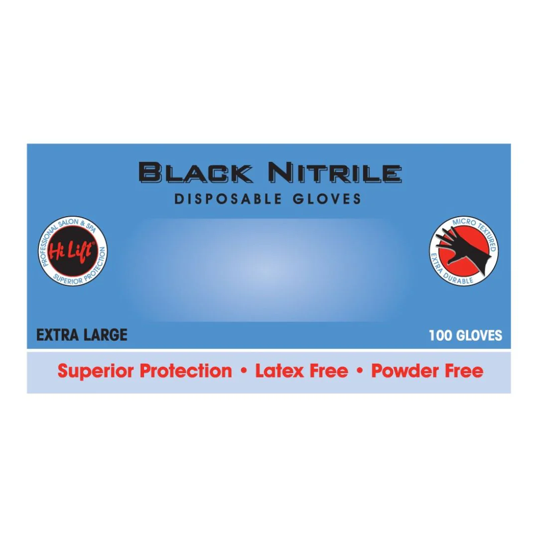 Black Shield Nitrile Gloves Extra Large