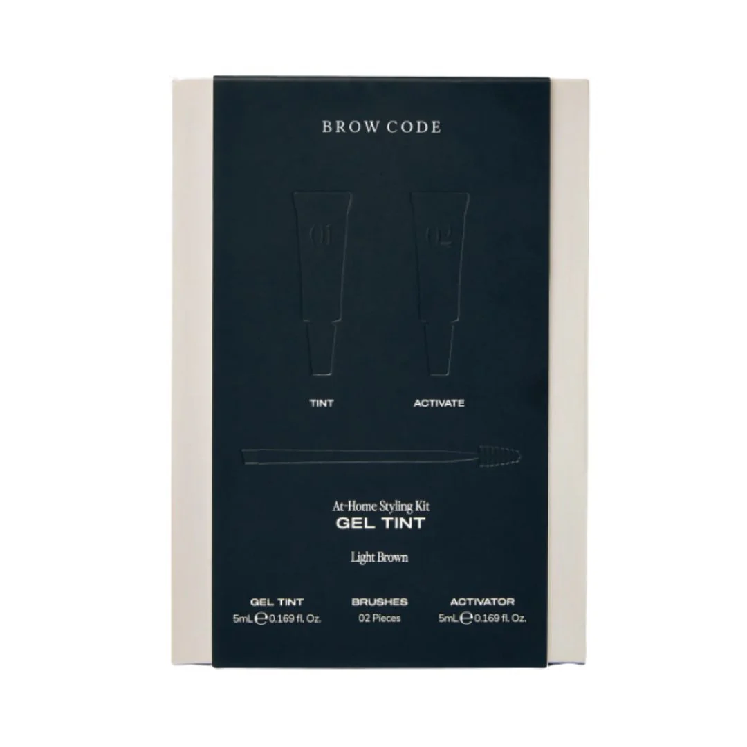 Browcode Gel Tint Kit - Light Brown