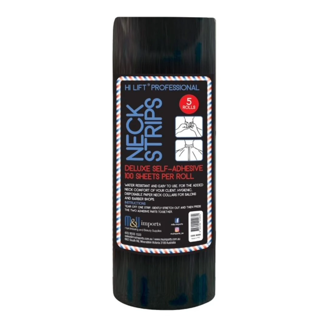 Deluxe Self Adhesive Neck Strips BLACK