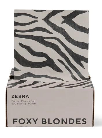 Foxy Pop Up 15cmX27cm Zebra