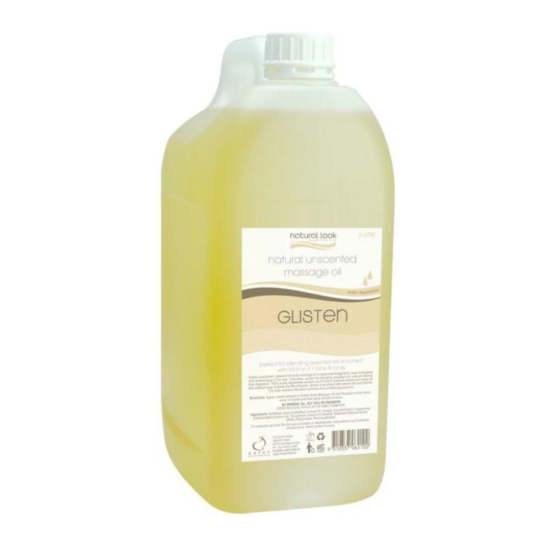 Glisten Unscented Body Massage Oil 5L