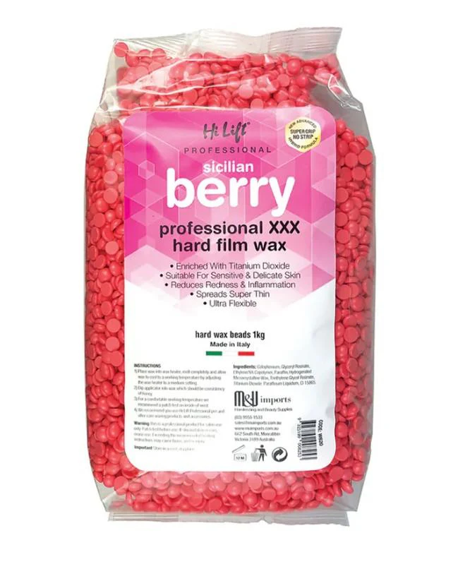 Hi Lift Beaded Wax 1kg - Berry