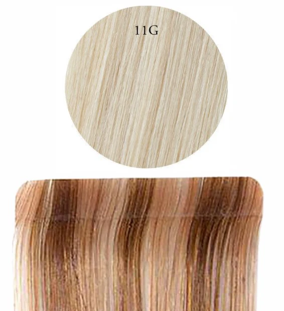 Human 24Inc Tape 10Pc P/Blonde 11G
