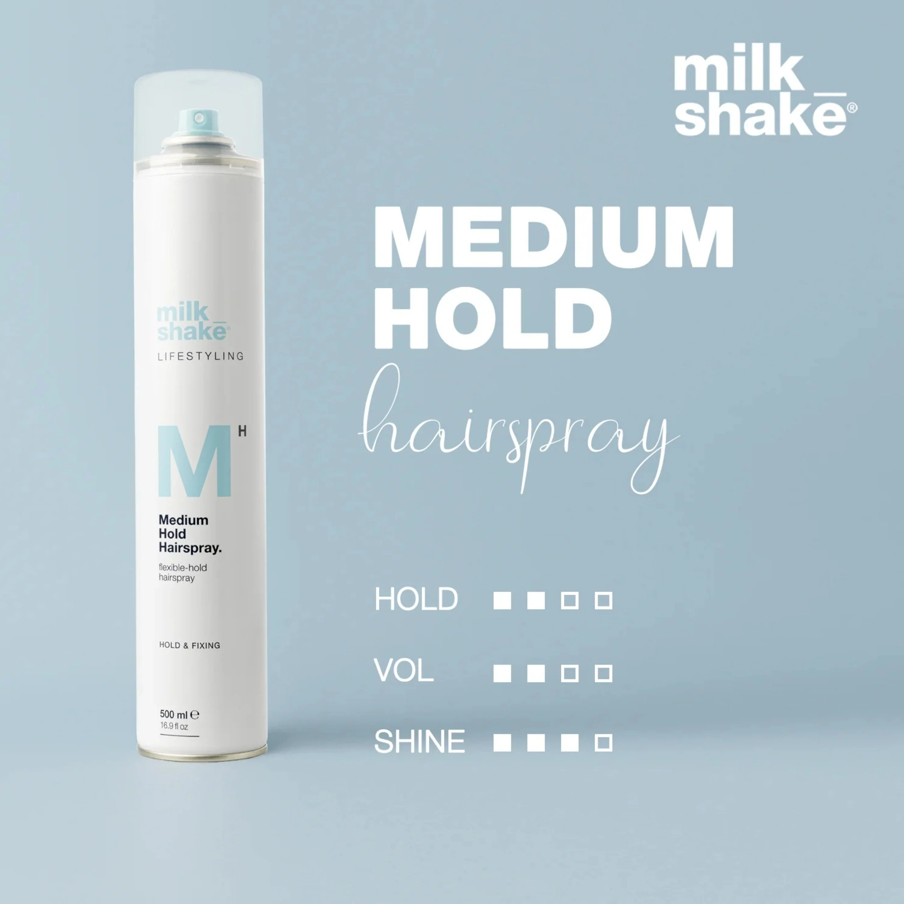 Medium Hold Hairspray 500mL - Image 2