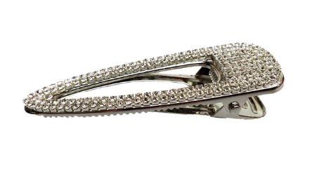 Moonstruck Metal Hair Clip - Silver - Image 2