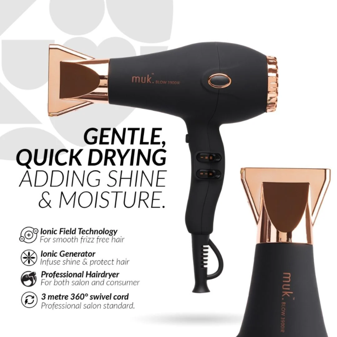 MUK Blowdryer 3900-IR Rose Gold - Image 2