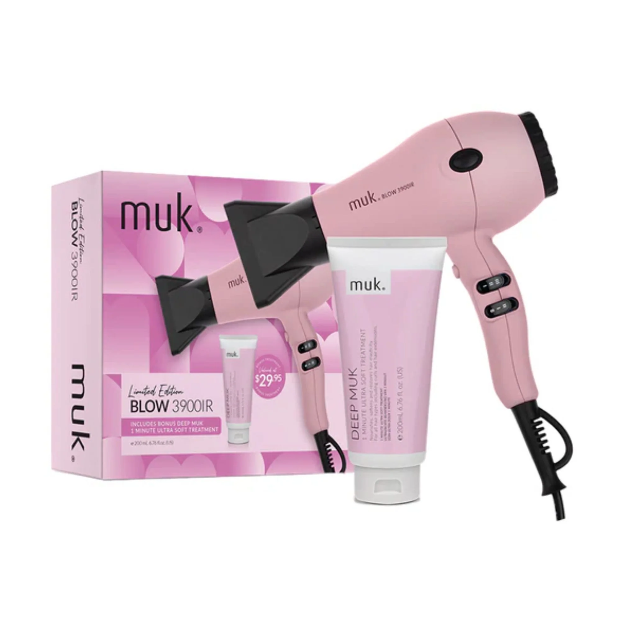 MUK Limited Edition Blow Dryer PINK