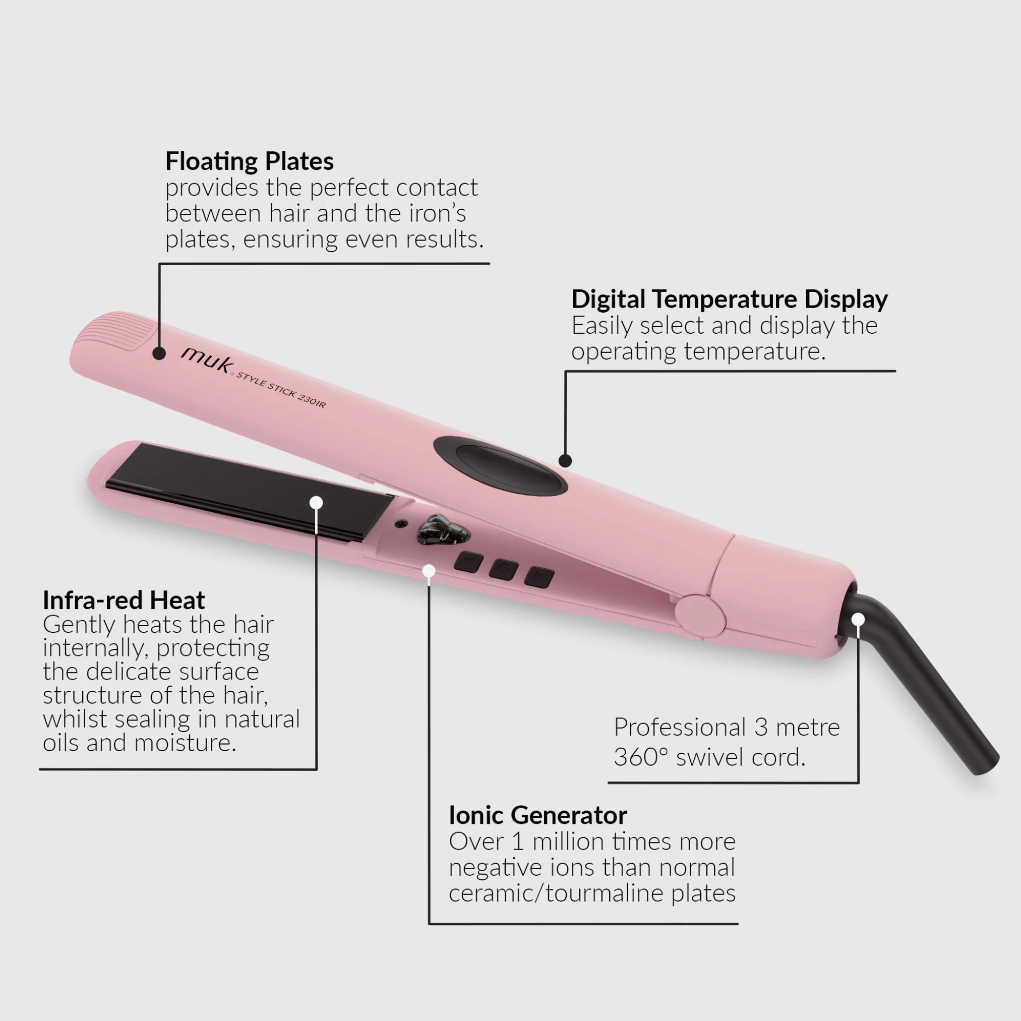 MUK Limited Edition Style Stick PINK - Image 2