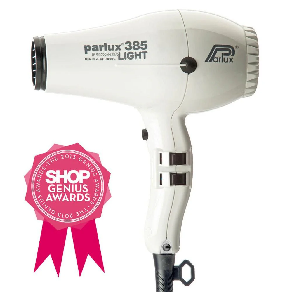 Parlux 385 Powerlight White Dryer