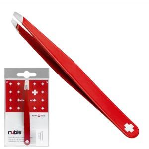 Rubis Tweezer Swiss Red w/ White Cross