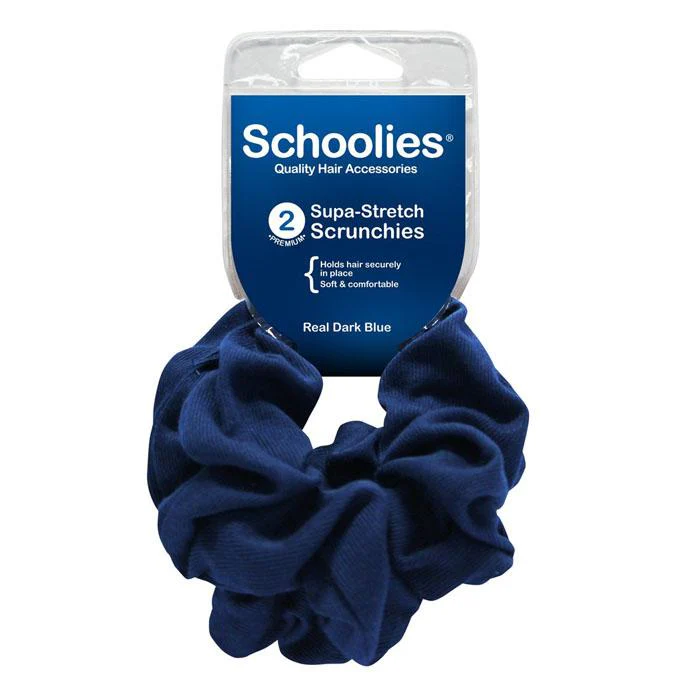 Scrunchie 2pce Dark Blue