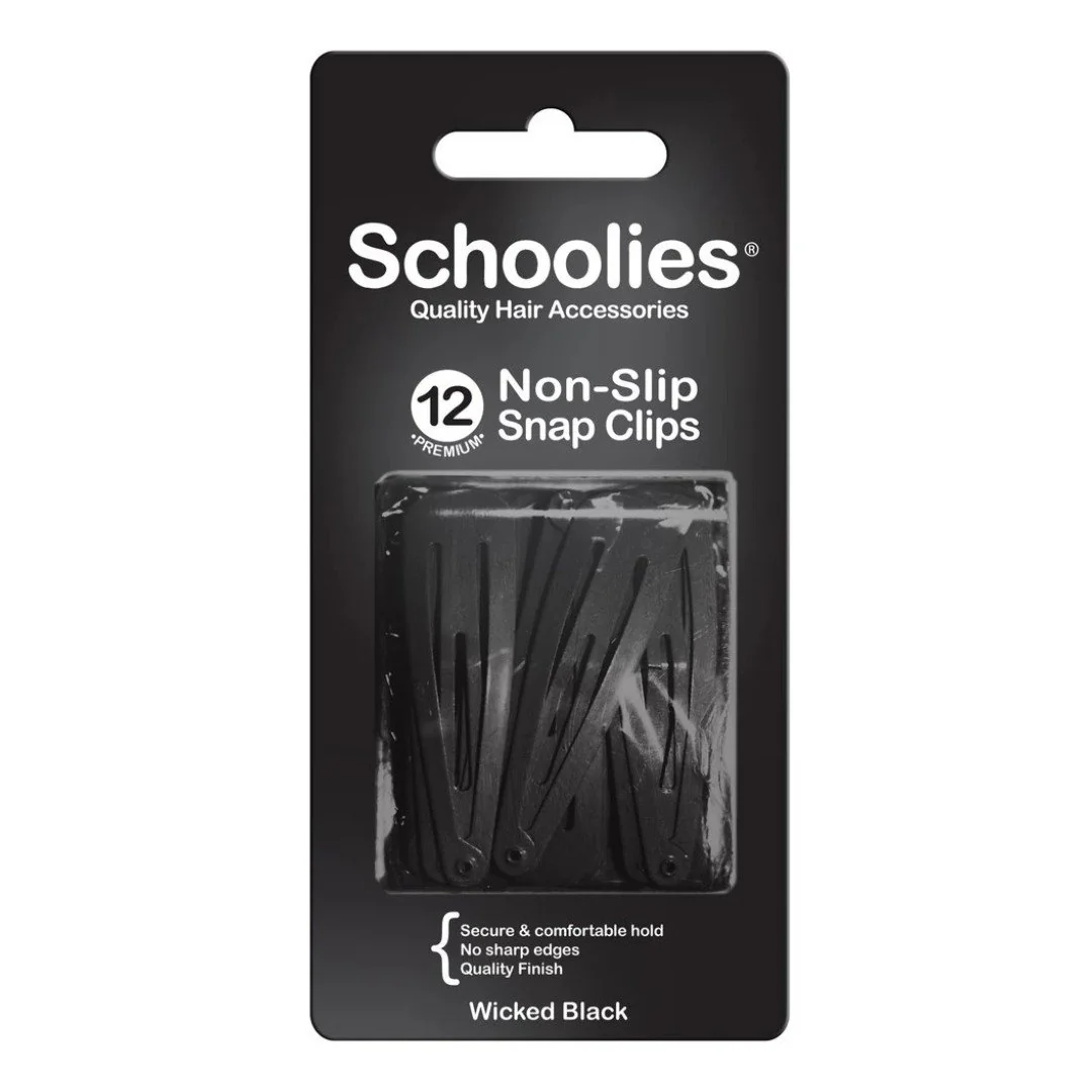 Snap Clips - Wicked Black 12pk