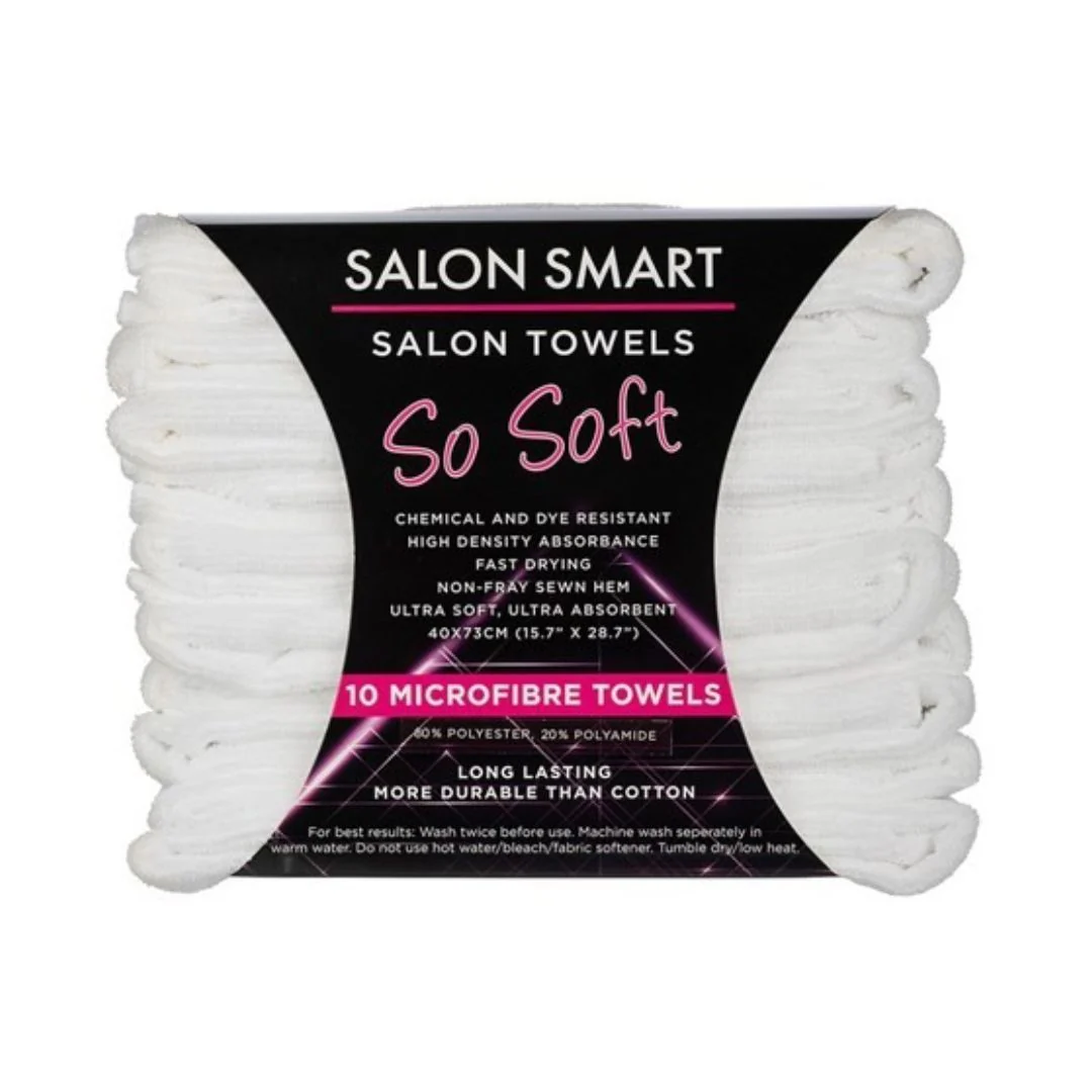 So Soft White Microfibre Towels