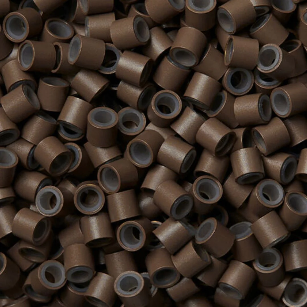 Superfine Weft Beads 3.5mm 1000pk Brown